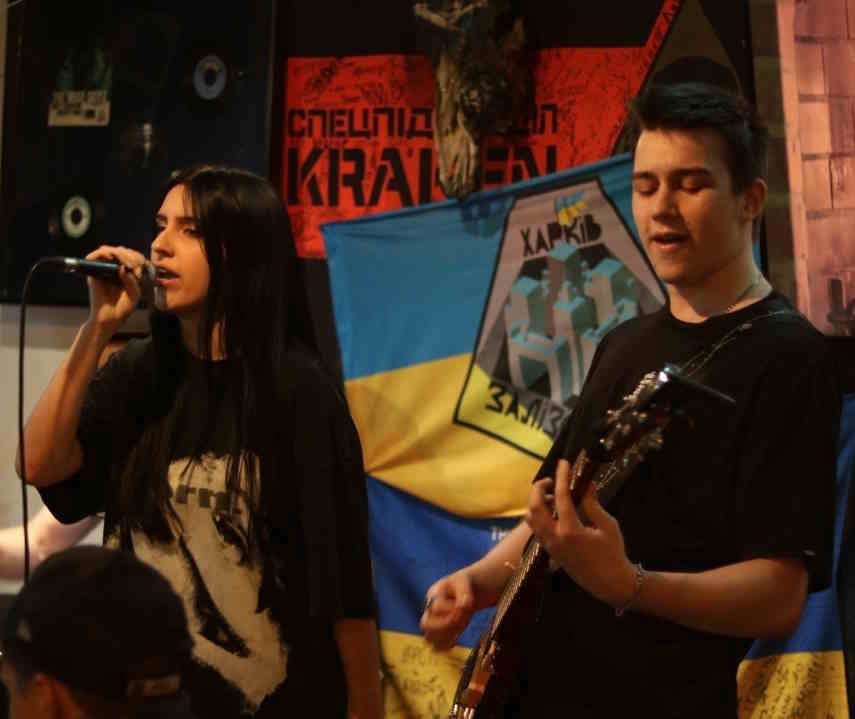 MeoW performance with stage lights