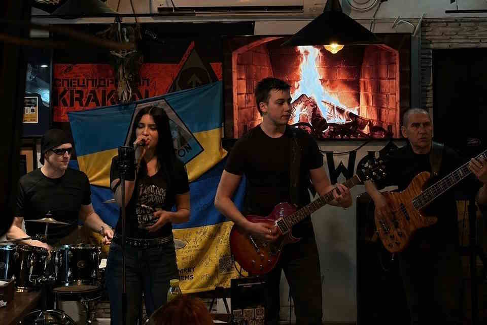 MeoW live band performing on stage